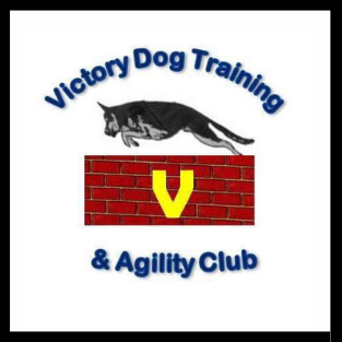 Victory dog training logo 