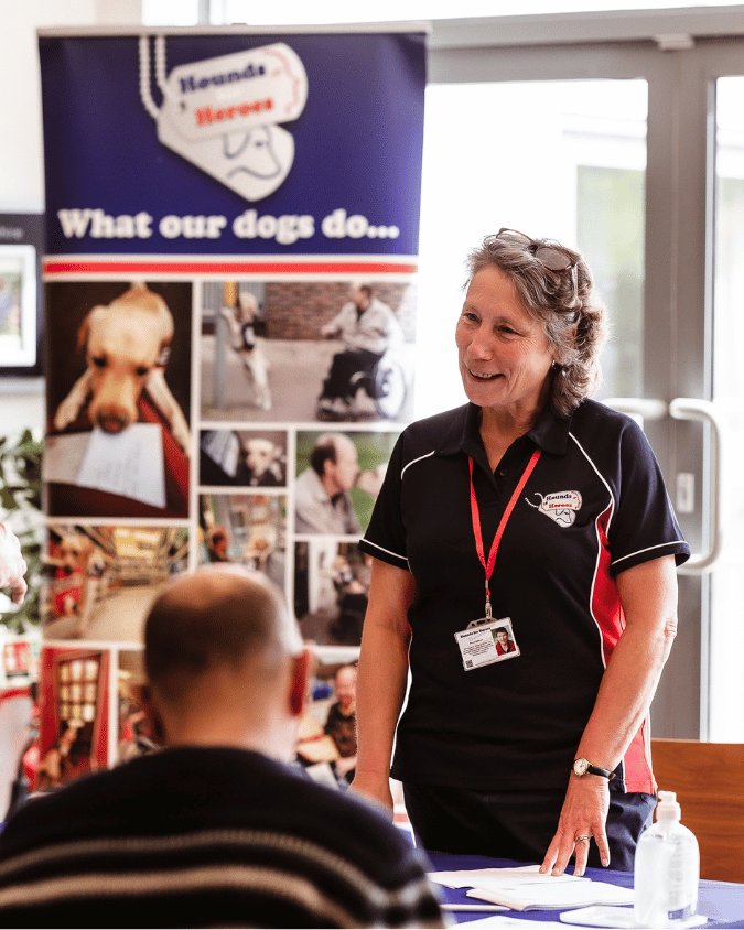 Hounds for Heroes at even with even volunteers