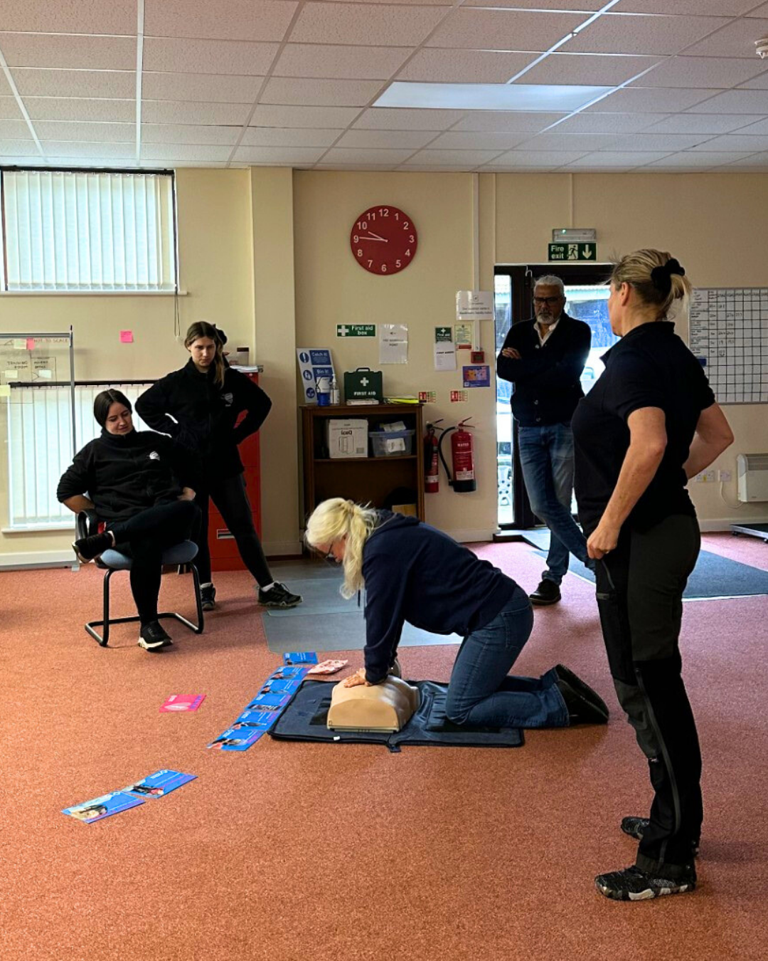 Hounds for Heroes Staff receive first aid training