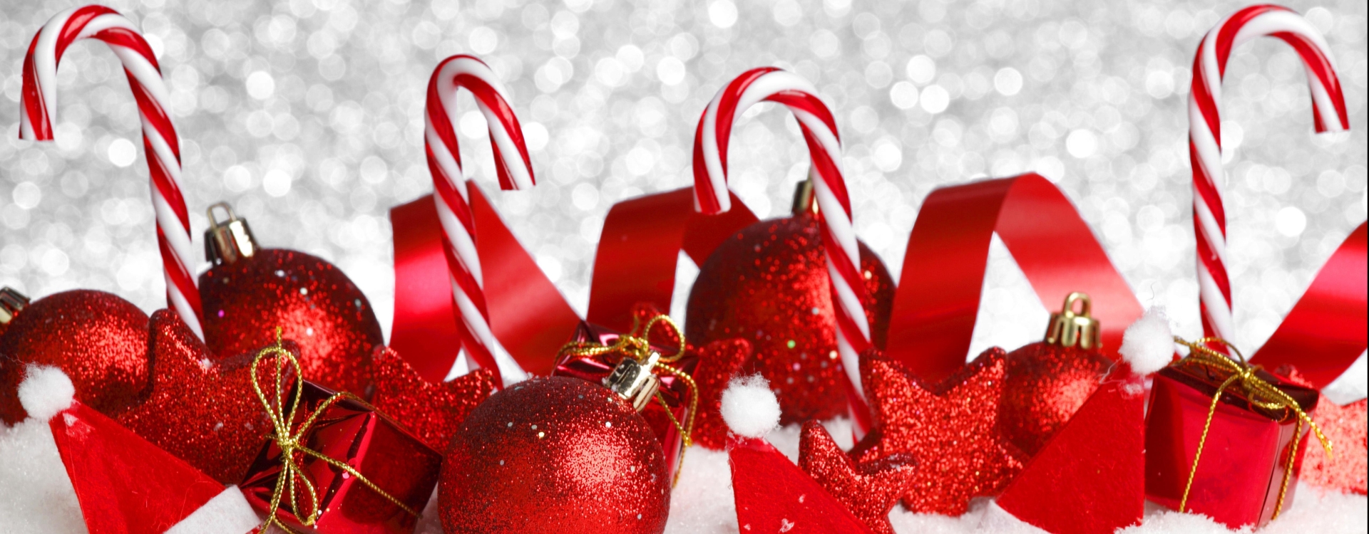 Christmas Baubles and Candy Canes