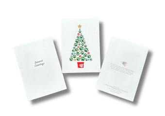 Paw Tree Christmas Card