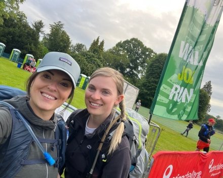 Supporters at Cotswold ultra challenge