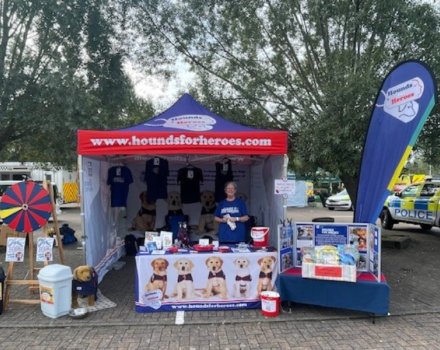 Hounds stall at 999 event at Port Solent 