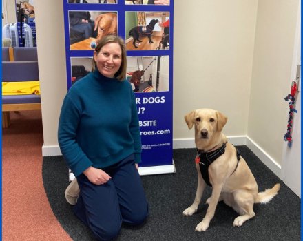 Queen Mary Roehampton Trust Supports Future Hounds for Heroes Assistance Dog