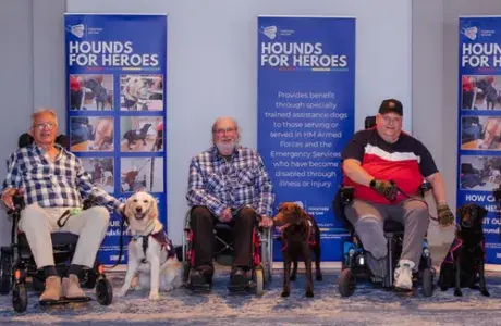 Partners and dogs at Partnership Celebration