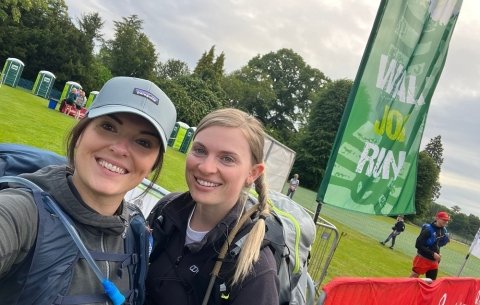 Supporters at Cotswold ultra challenge