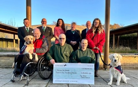 Oaks cheque presentation 